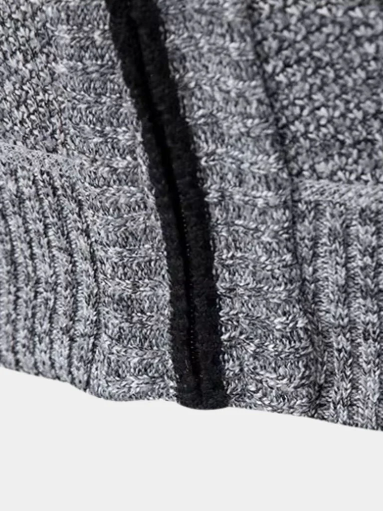 Men’s Knit Sweater – Elegant Full Zip Casual Everyday Knitwear - Image 5