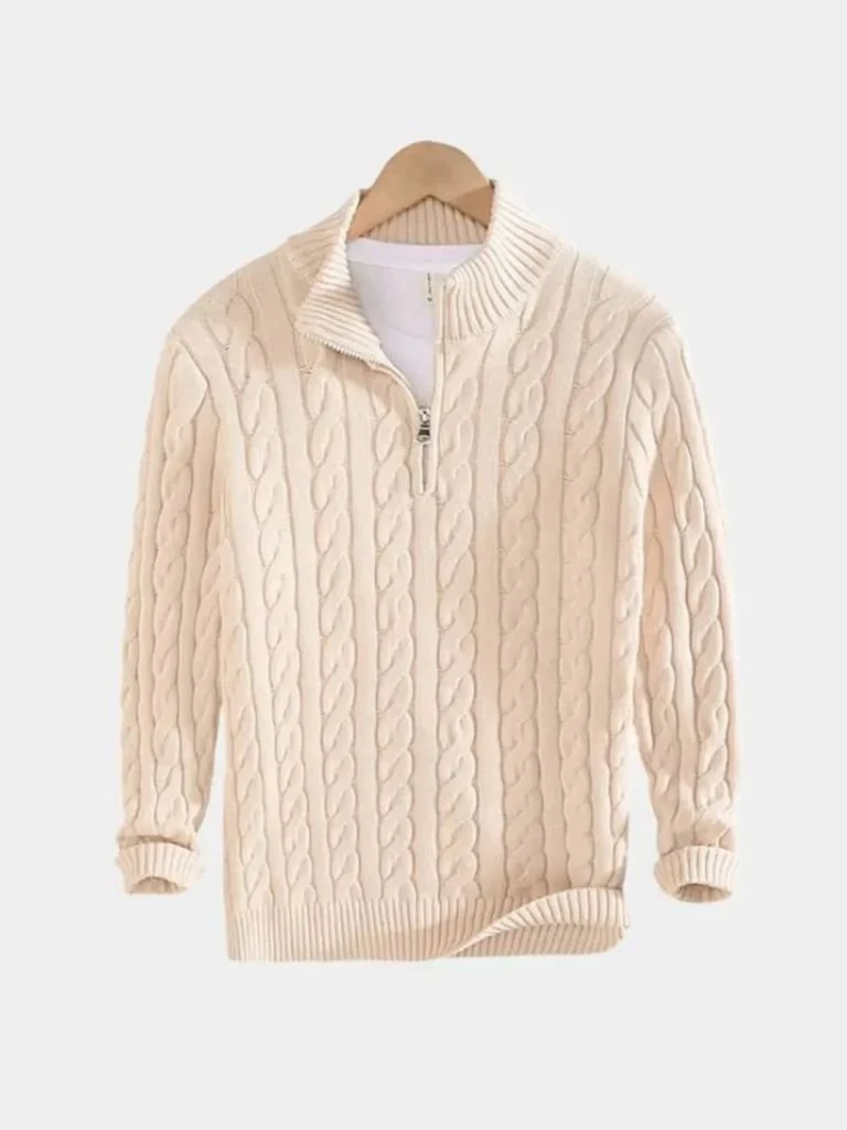 Men’s Knit Sweater – Essential Half Zip Casual Everyday Knitwear - Image 8