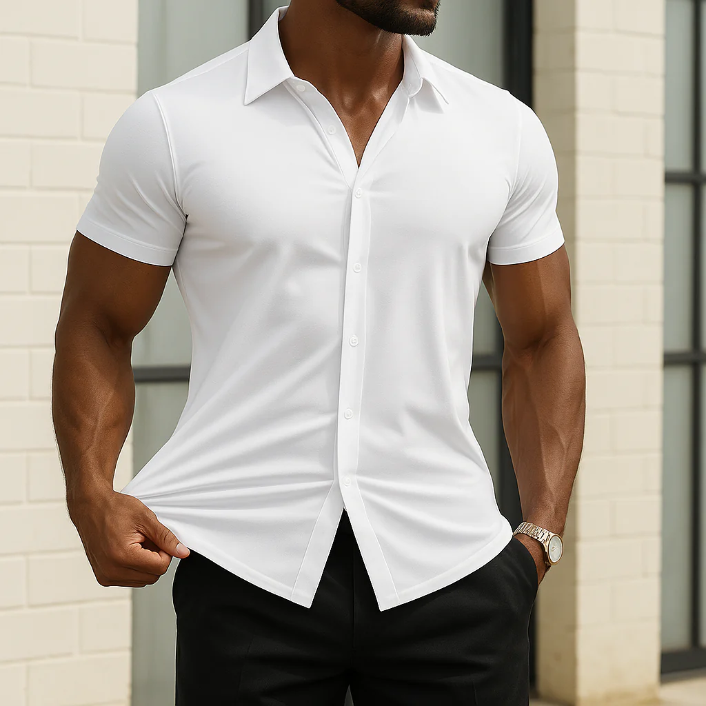 Executive-Stretch-Kurzarmhemd - Image 11