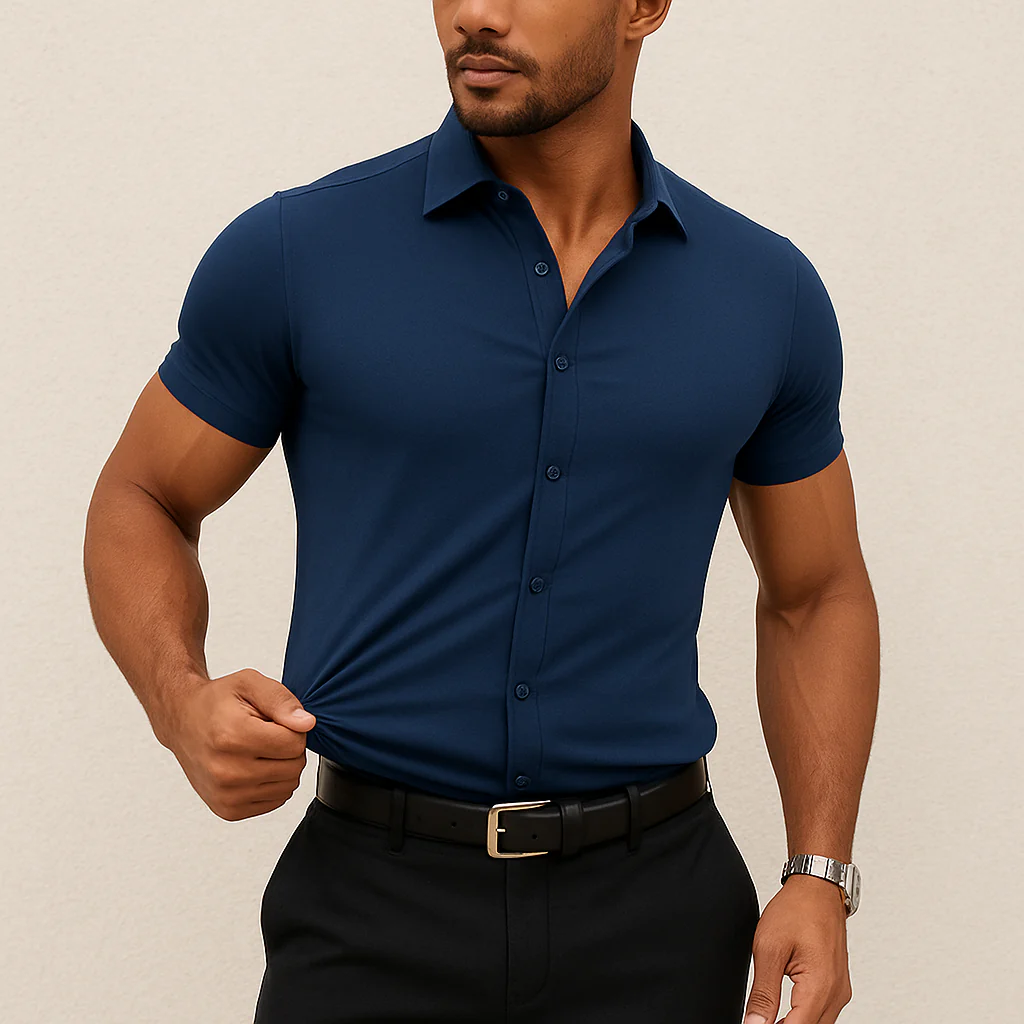 Executive-Stretch-Kurzarmhemd - Image 3