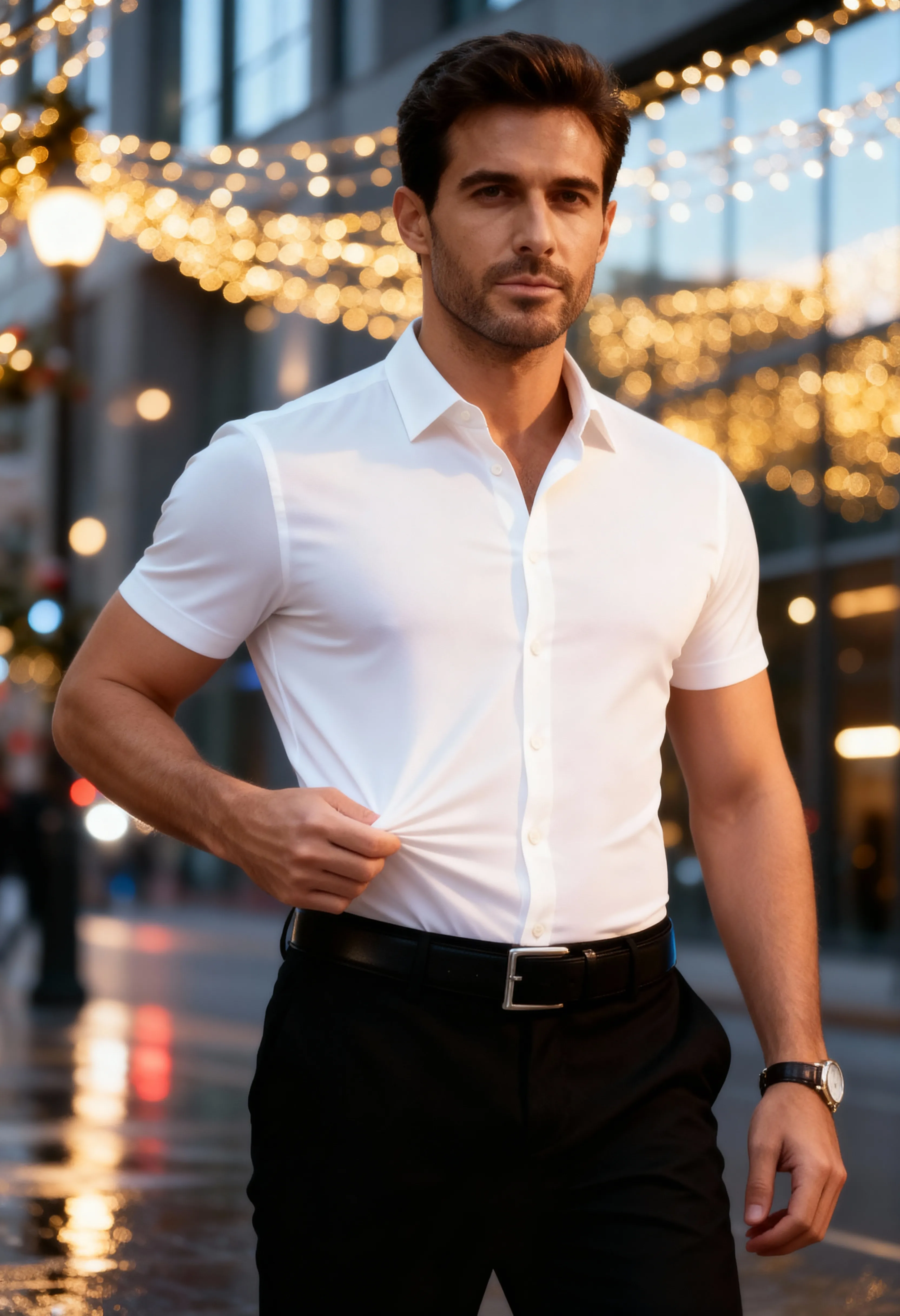 Executive-Stretch-Kurzarmhemd - Image 7
