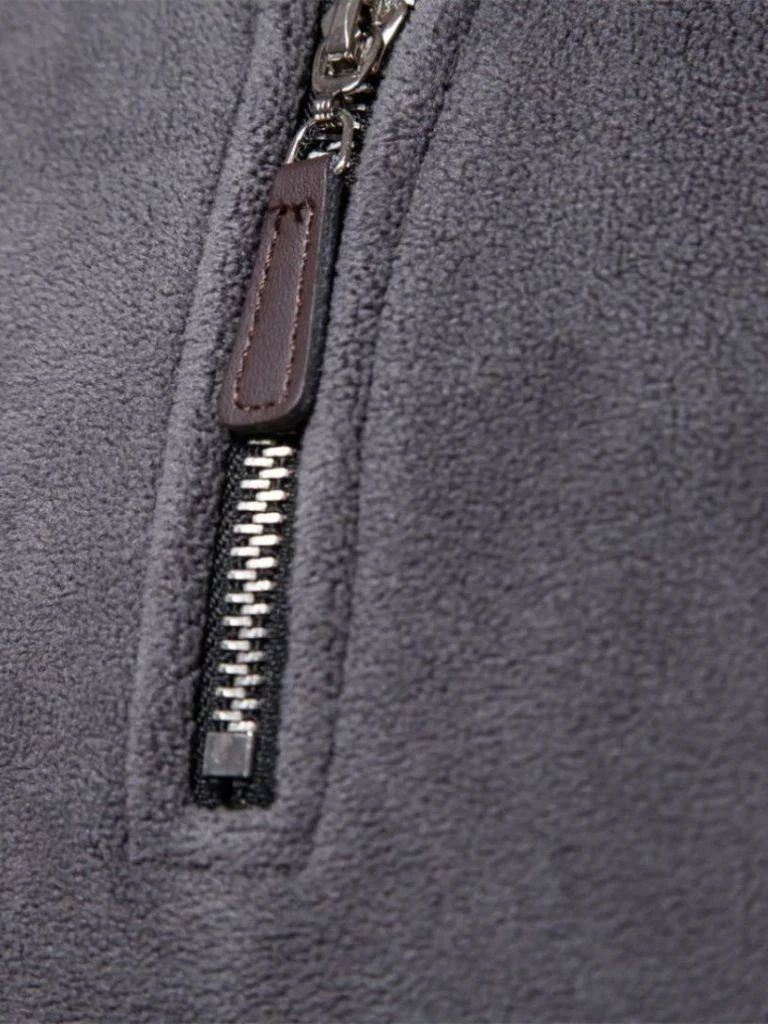 Men’s Knit Sweater – Alpine Quarter Zip Casual Everyday Knitwear - Image 5