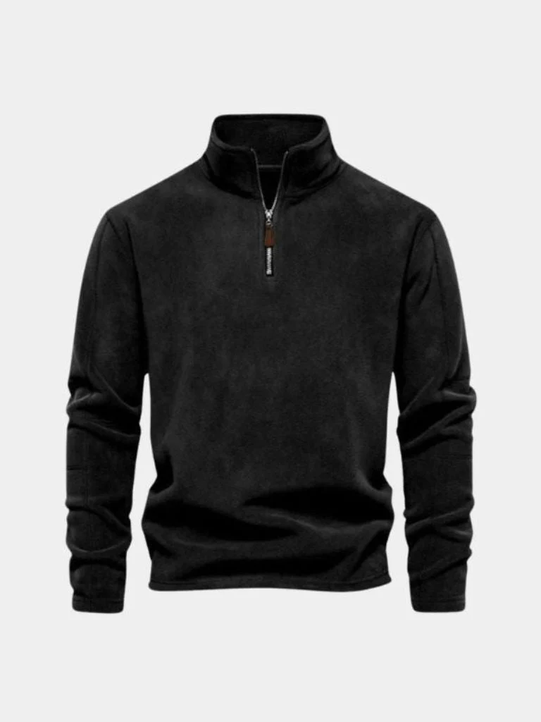 Men’s Knit Sweater – Alpine Quarter Zip Casual Everyday Knitwear - Image 9